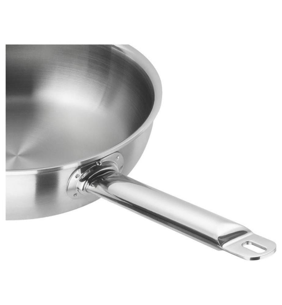 Bratpfanne hoch - 28cm - Silber