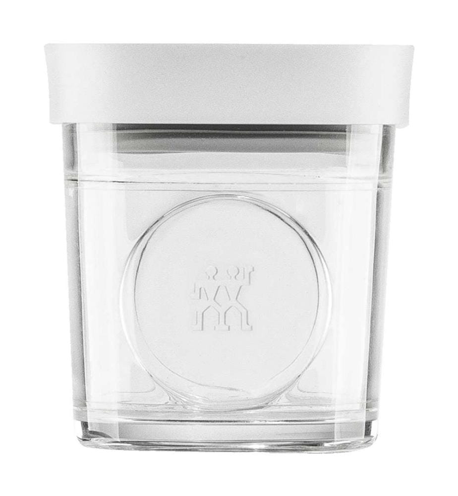 Cube Box - 3 pieces XS - 7.6 x 7.1 x 7.1 cm, 120 ml, transparent-white