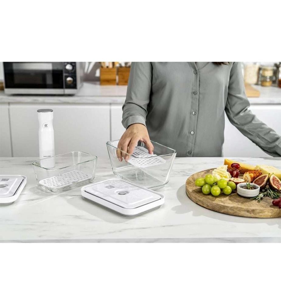 Vacuum accessory set - Dividing grid - 2 pieces, M/L, white