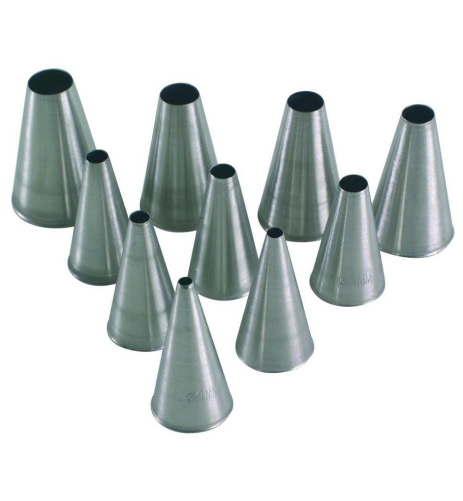 Set aus 4 gebogenen Glasstrohhalmen - 23cm - Ø9mm + Bürste - Mehrfarbig