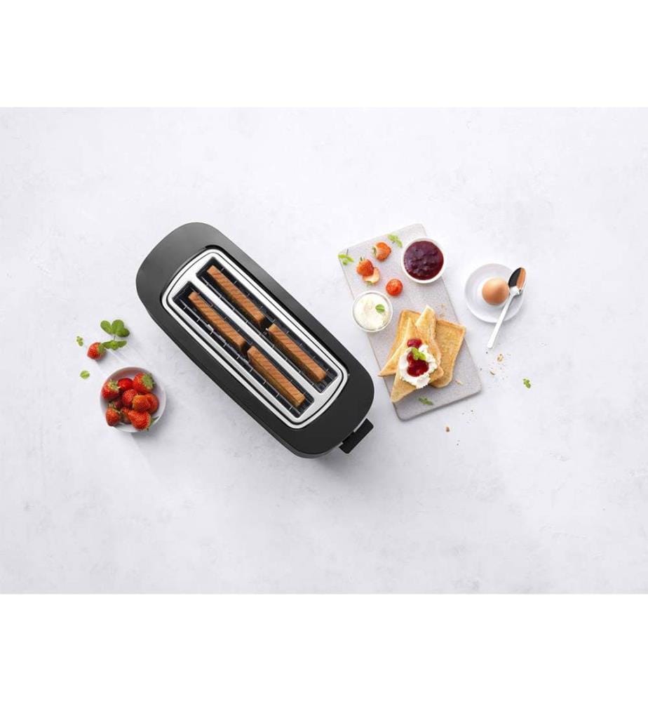 Toaster - Enfinigy - 2/4 slot with bun support, black