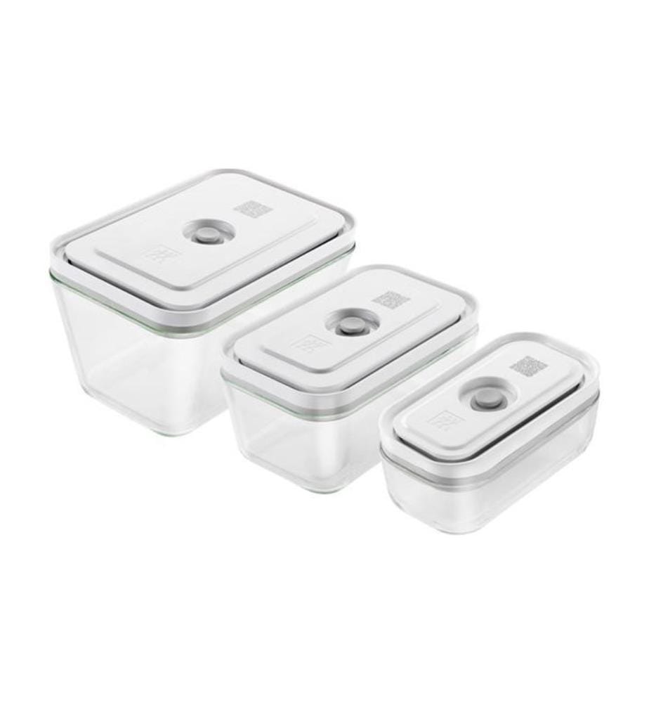 Pack of 3 Lunch Boxes - Transparent