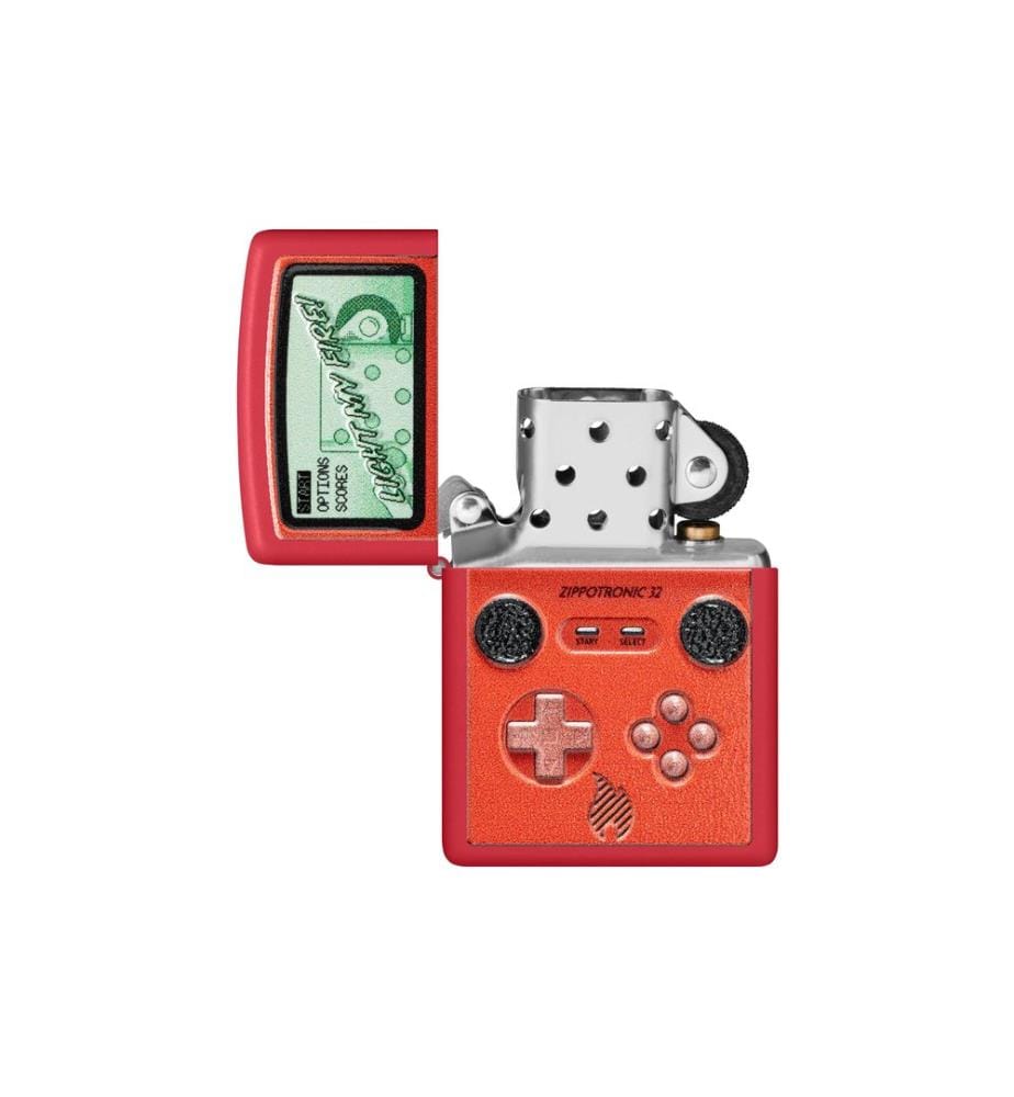 ZIPPO - Design rétro Rouge