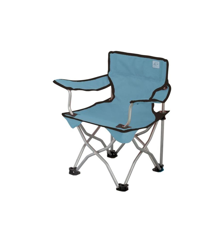 Eurotrail - Chaise de camping Enfants Ardèche Bleu/Bleu clair