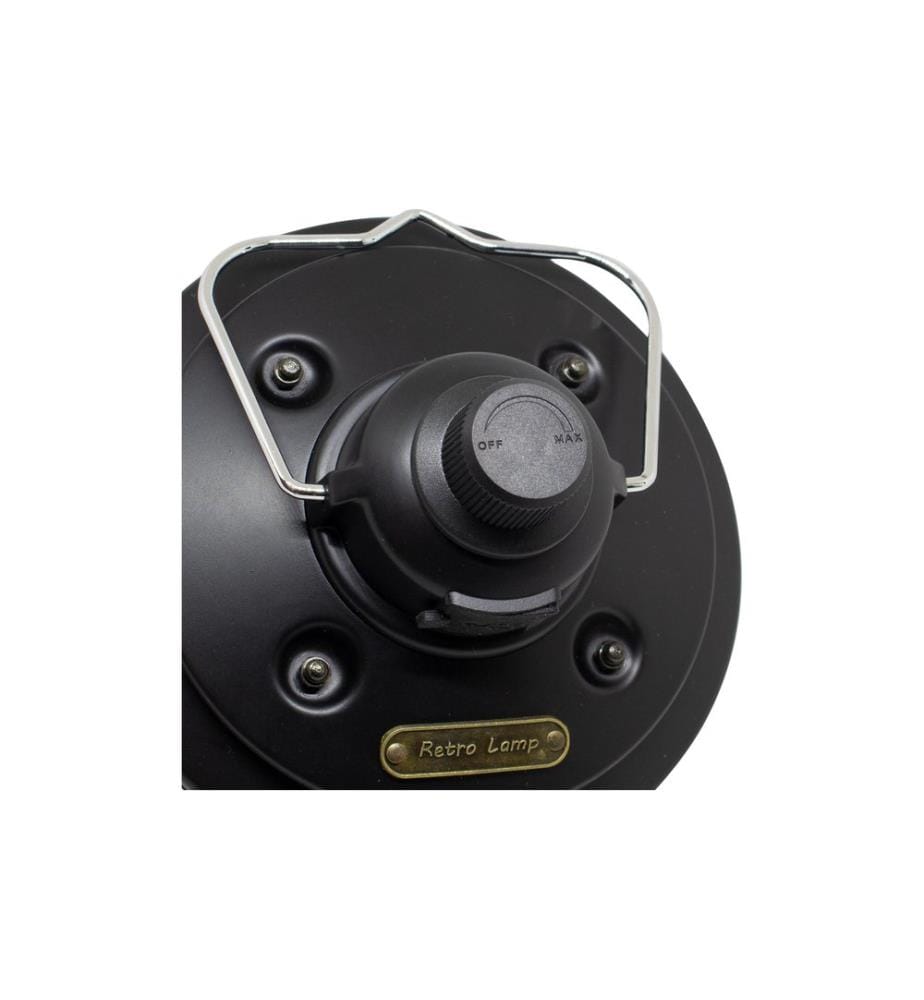 Eurotrail - Orix Lampe de camping rechargeable à batterie noire