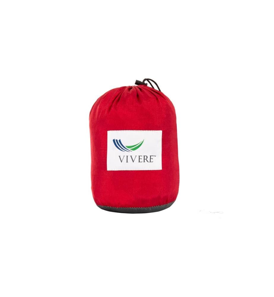 Vivere - Doppelhängematte Parachute Hammock Rot/Grau