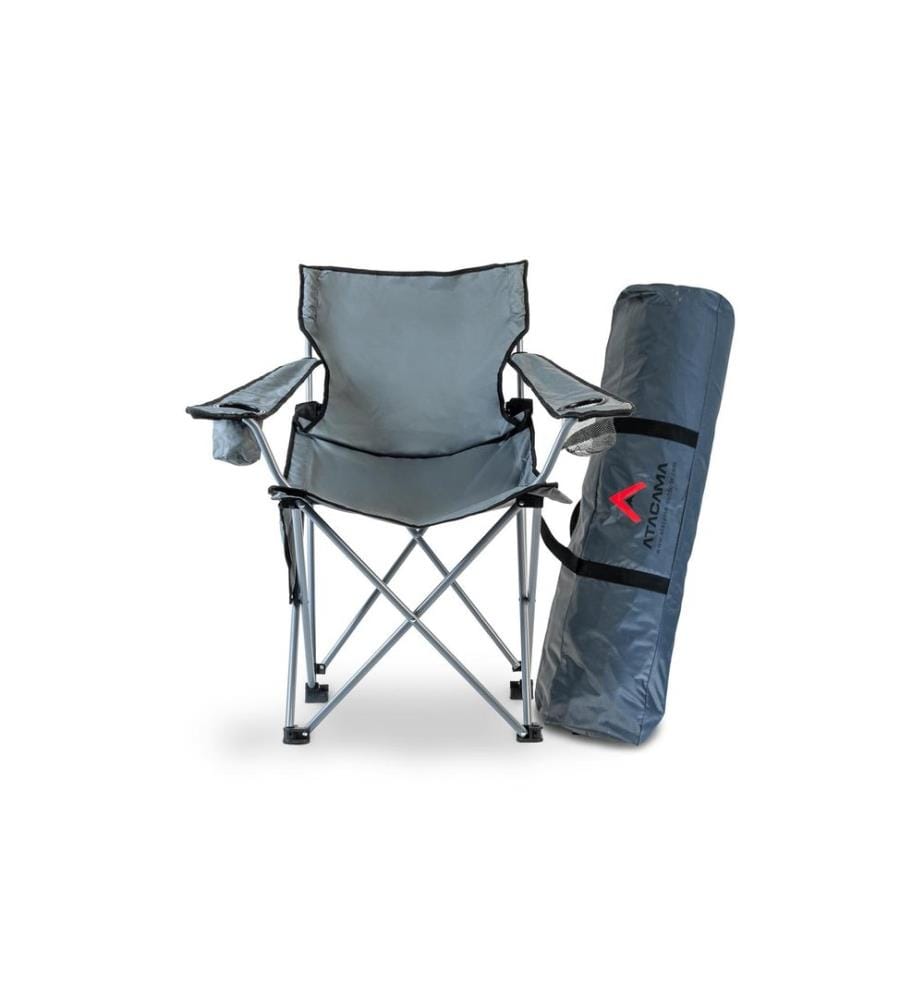 Atacama - Chaise de camping Anthracite