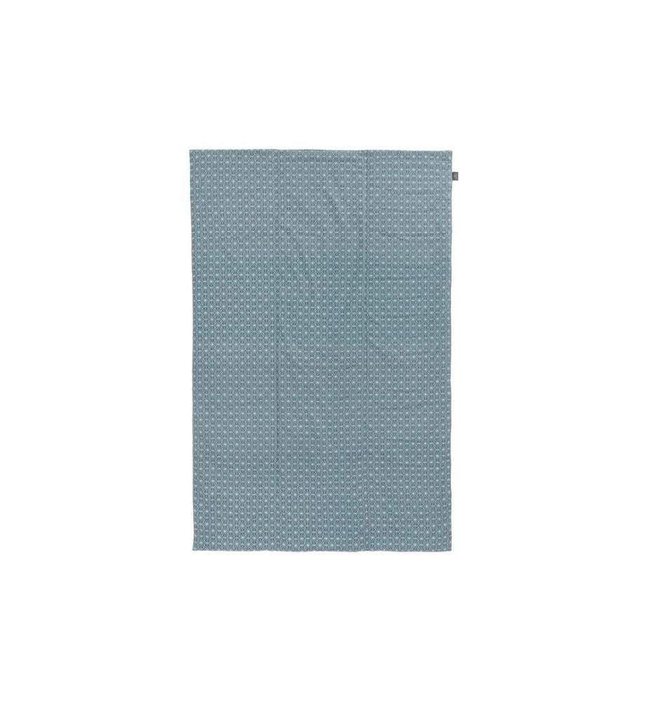 Urbanara - Picknickdecke Ankisa 130 x 190 cm - Grüngrau / Weiss