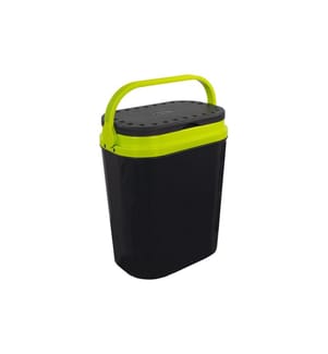 GIO STYLE - Kühlbox Solaris 12 Liter, Schwarz/Grün
