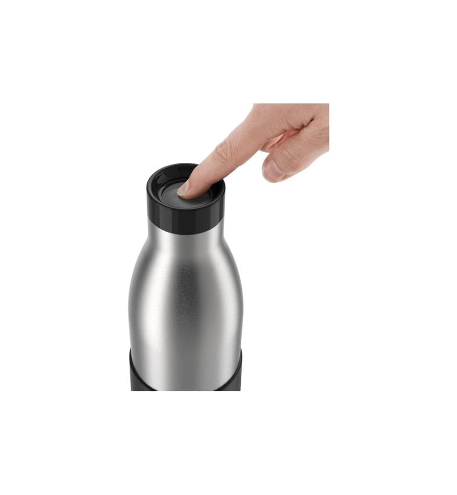 EMSA - Gourde Bludrop Sleeve 700 ml, Noir