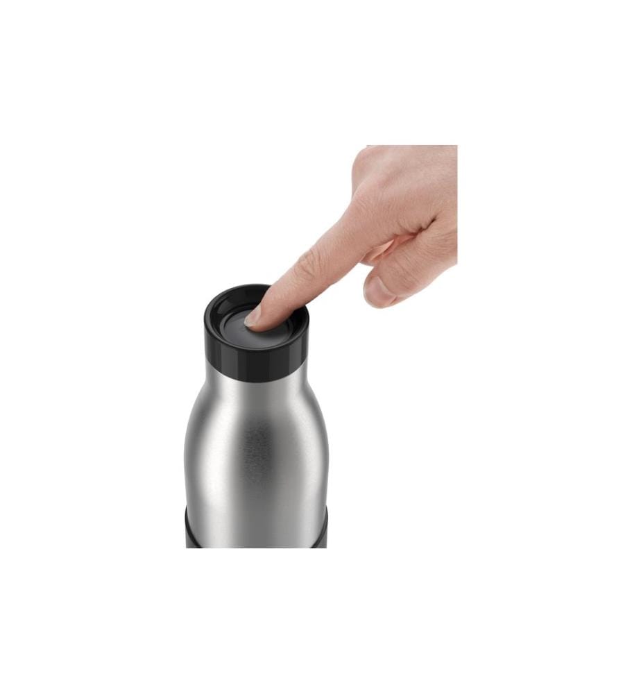 EMSA - Gourde Bludrop Sleeve 500 ml, Noir