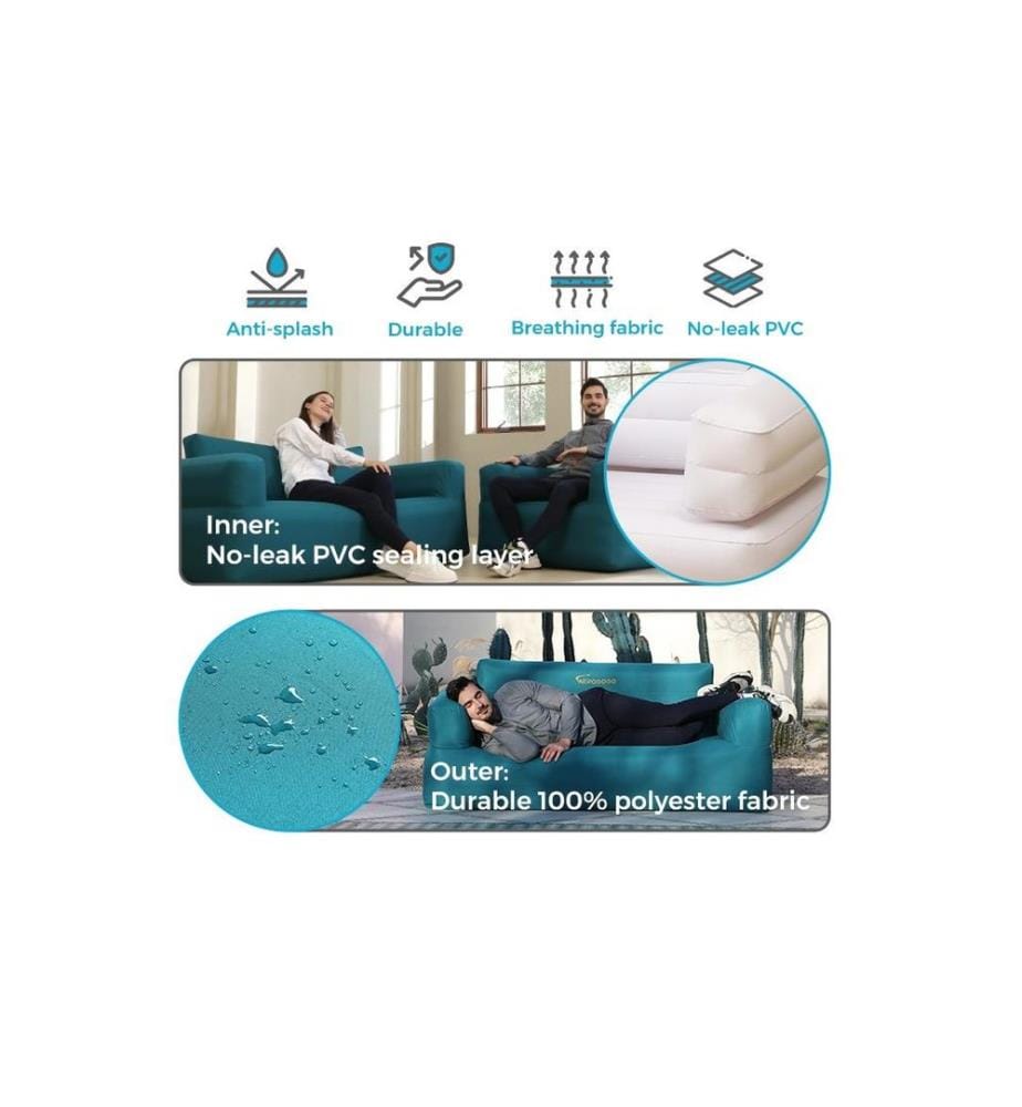 Aerogogo - Aufblasbares Sofa BS2 170 x 74 cm