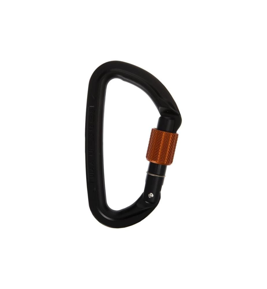 Wild Country - Mousqueton Session Screw Gate noir/marron