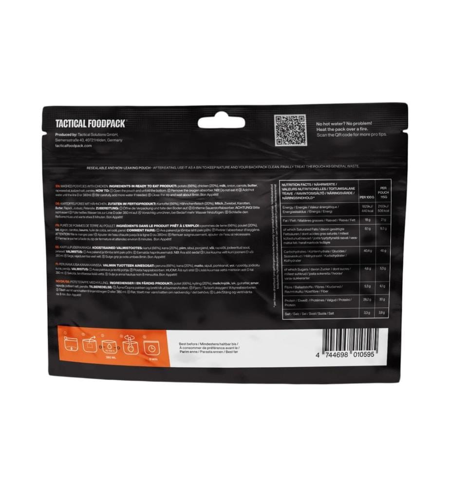 Tactical Foodpack - Hauptgericht Kartoffelpüree mit Huhn