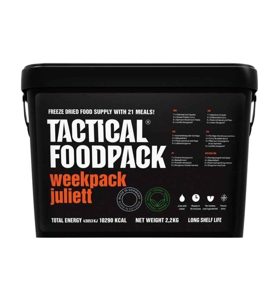Tactical Foodpack - Hauptgericht Weekpack Juliett