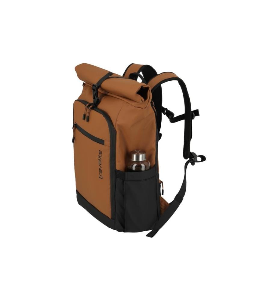 travelite - BRIIZE Sac à dos Rollup M 30 l Marron Curry