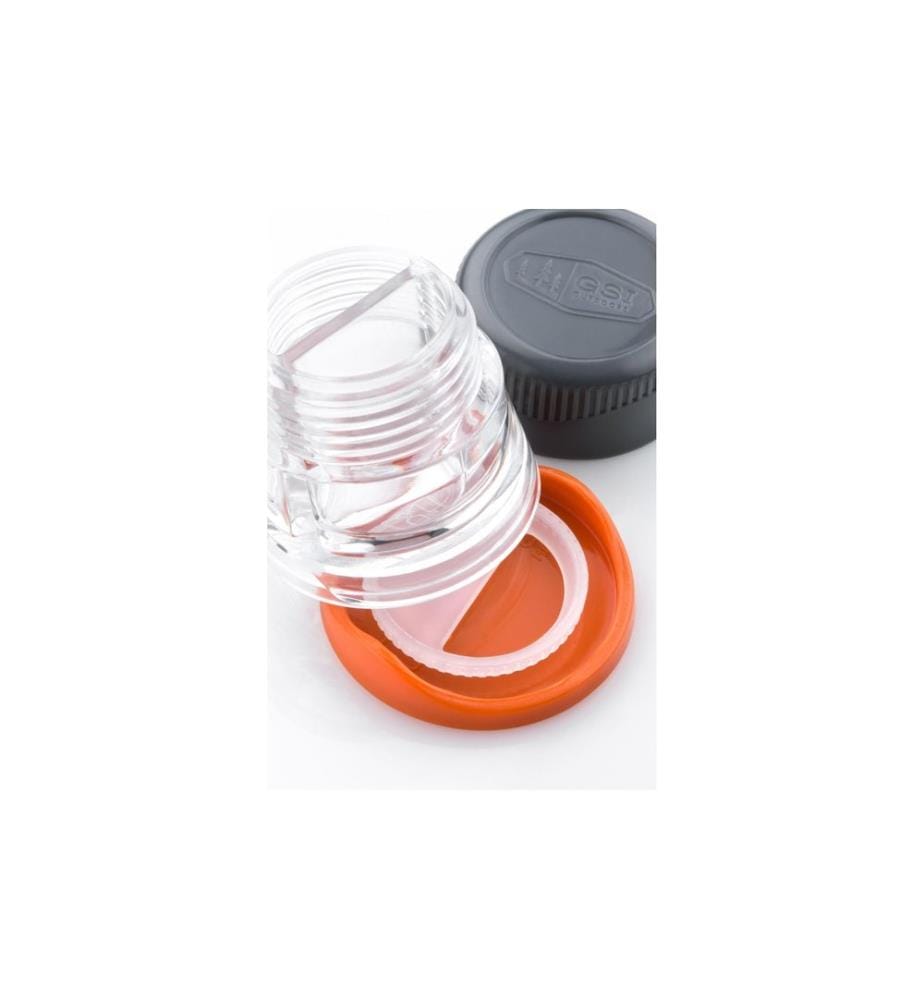 GSI Outdoors - Saupoudreuse à épices Secoueur ultraléger, 2 x 3 ml Transparent