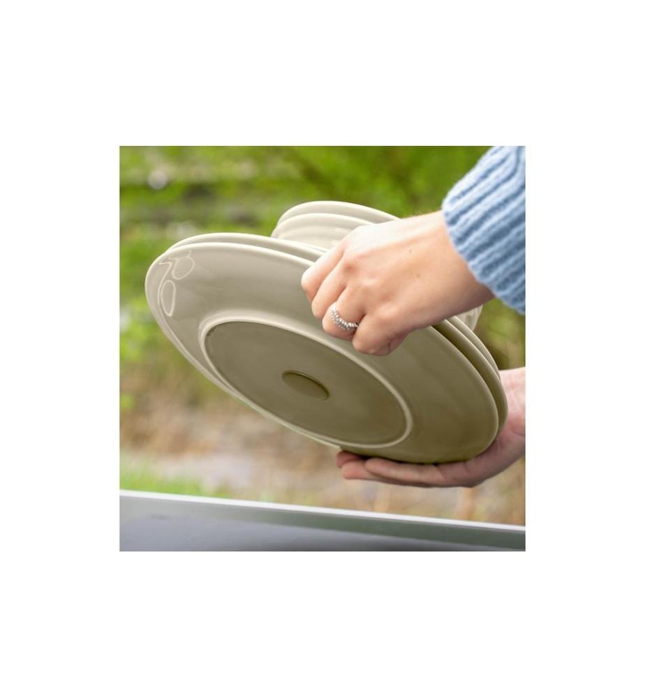 Silwy - Assiette magnétique en porcelaine SAND 26 cm