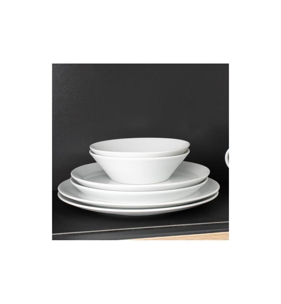 Silwy - Assiette en porcelaine magnétique 26 cm Blanc