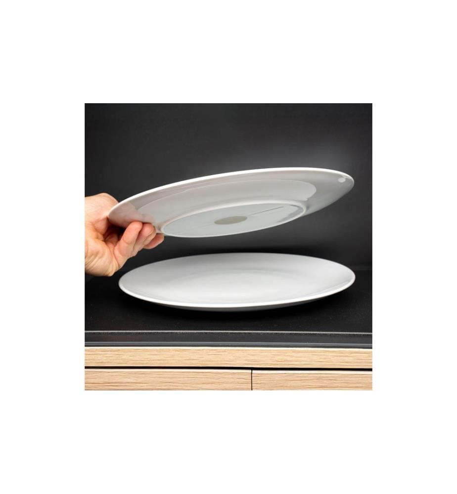 Silwy - Assiette en porcelaine magnétique 26 cm Blanc