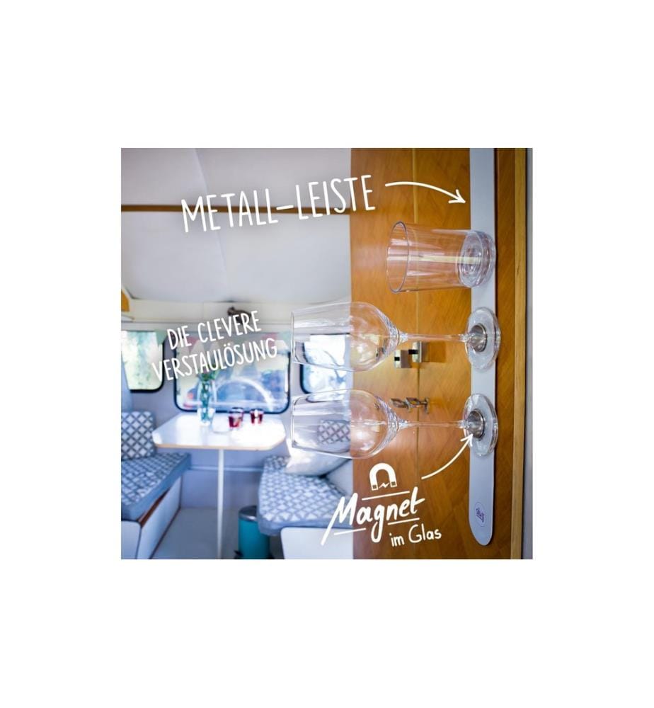 Silwy - Barre métallique pour les verres 25 cm