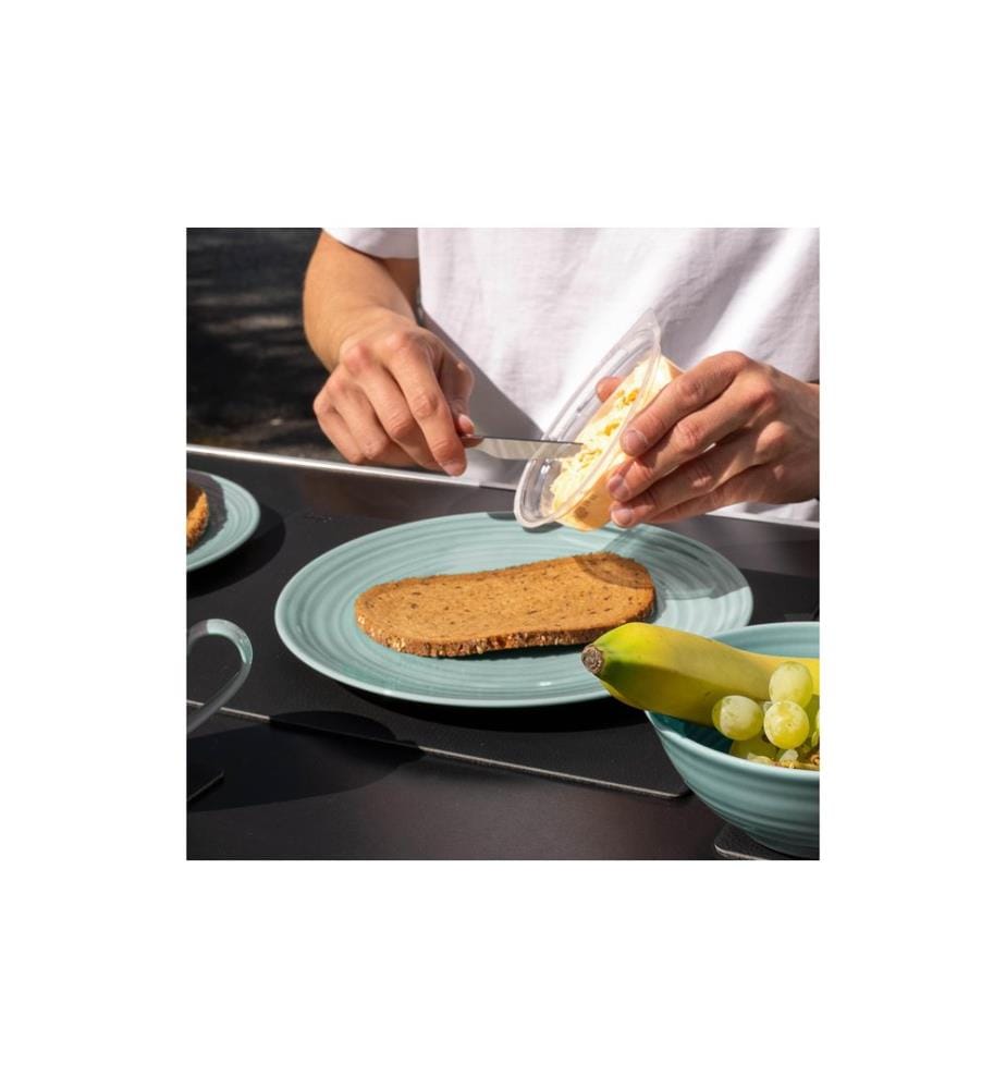 Silwy - Assiette magnétique en porcelaine CYAN 26 cm