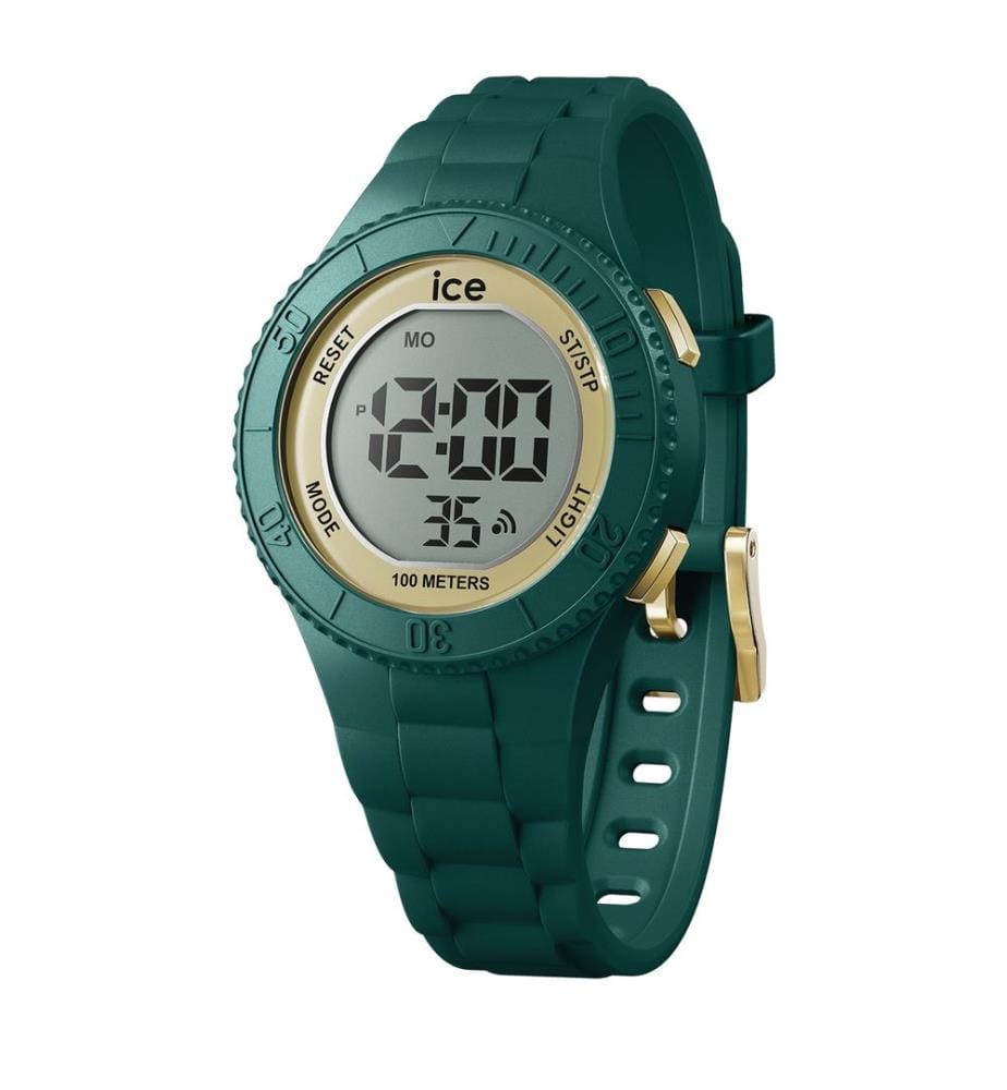 Montre à Quartz Silicone Vert - 35 mm
