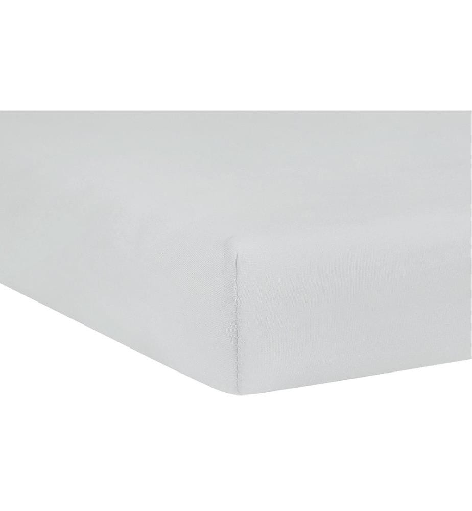 JULIUS ZÖLLNER - Drap de lin Jersey gris clair 70 x 140 cm