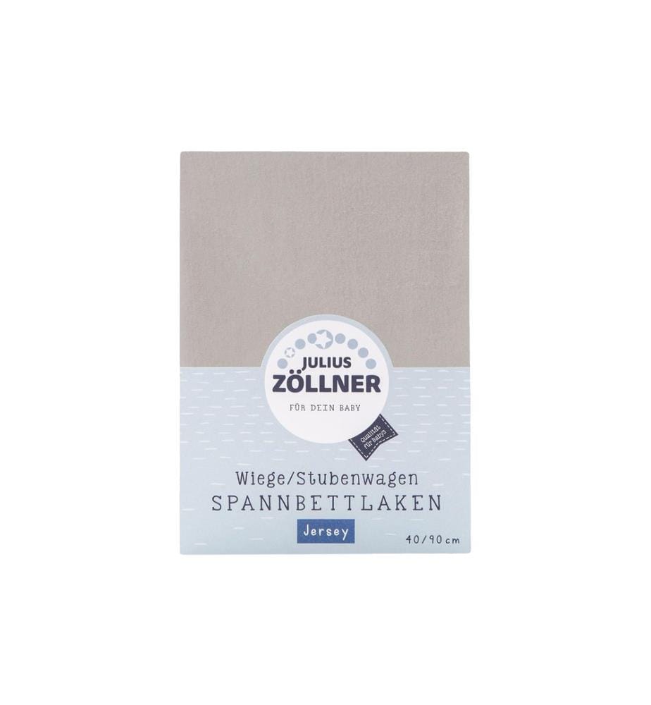 JULIUS ZÖLLNER - Drap de lin Jersey Taupe 90 x 40 cm