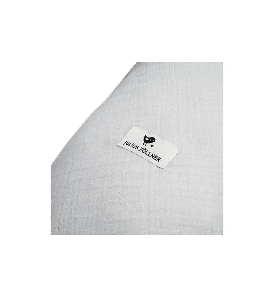JULIUS ZÖLLNER - Coussin d'allaitement Mousseline grise 190 cm