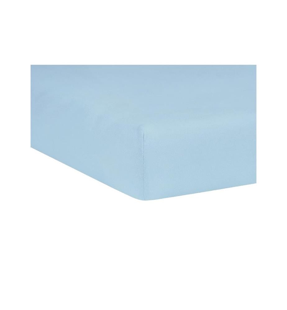 JULIUS ZÖLLNER - Drap de lin Jersey bleu clair 70 x 140 cm