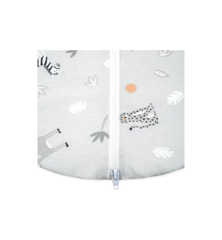 JULIUS ZÖLLNER - Sac de couchage toutes saisons pour bébé Jersey gris savane Taille 56/62