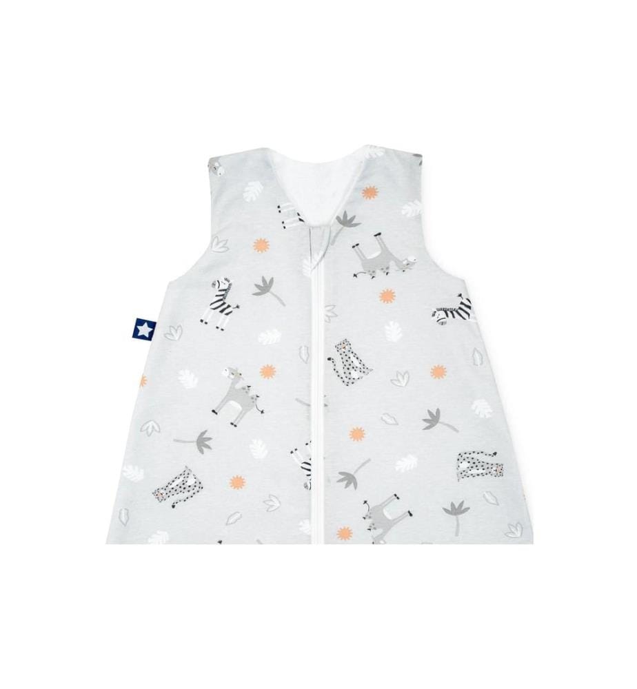 JULIUS ZÖLLNER - Baby-Ganzjahresschlafsack Jersey Savanne Grau Gr. 68/74