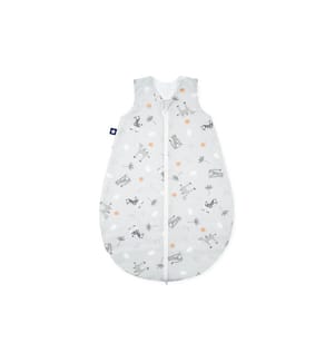JULIUS ZÖLLNER - Baby-Ganzjahresschlafsack Jersey Savanne Grau Gr. 80/86