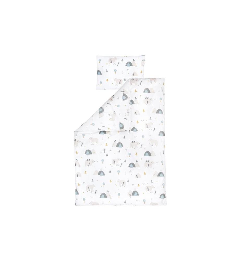 Julius Zöllner Linge de lit pour enfant Mountain Bear 100 x 135 cm + 40 x 60 cm