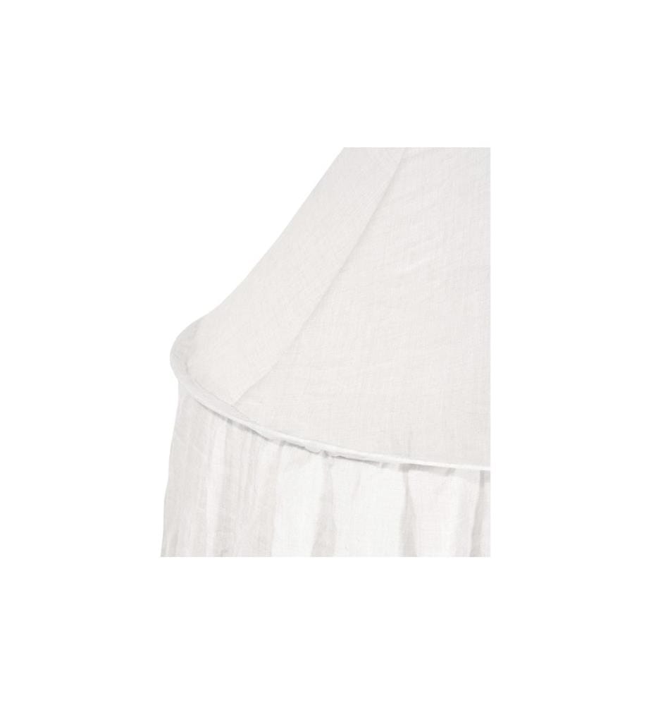 Julius Zöllner Baldaquin Voile Ivoire Blanc, Ø 55 x 240 cm