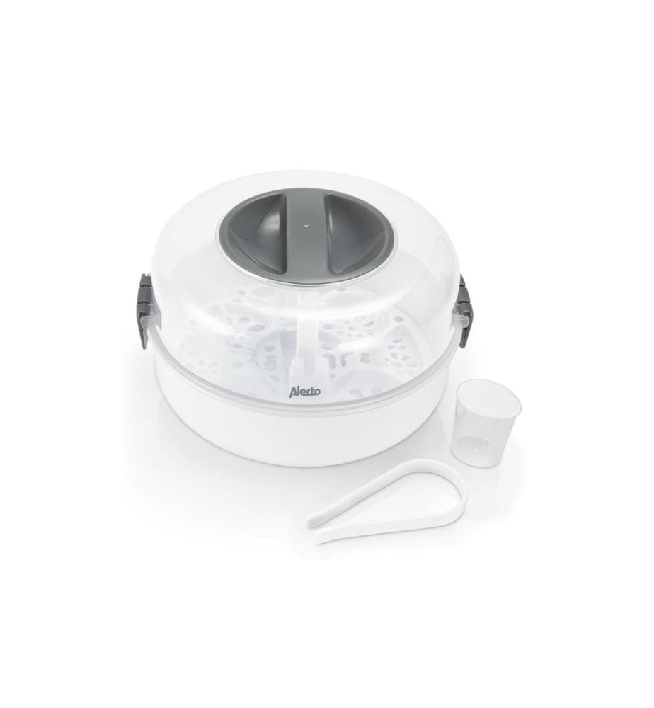 Alecto Mikrowellen Flaschensterilisator BW-04 weiss