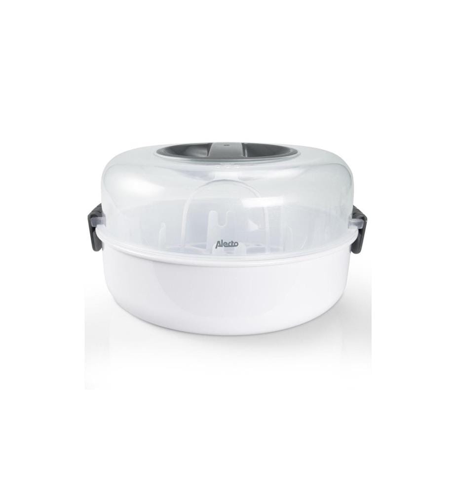 Alecto Mikrowellen Flaschensterilisator BW-04 weiss