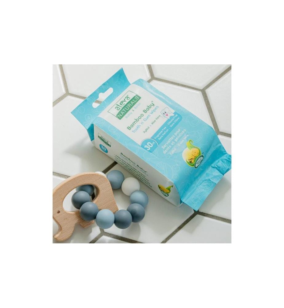 Aleva Naturals Feuchttücher Für Zähne und Zahnfleisch 30 Stück