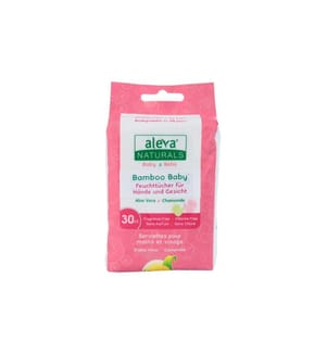 Aleva Naturals Feuchttücher Bambus 30 Stück