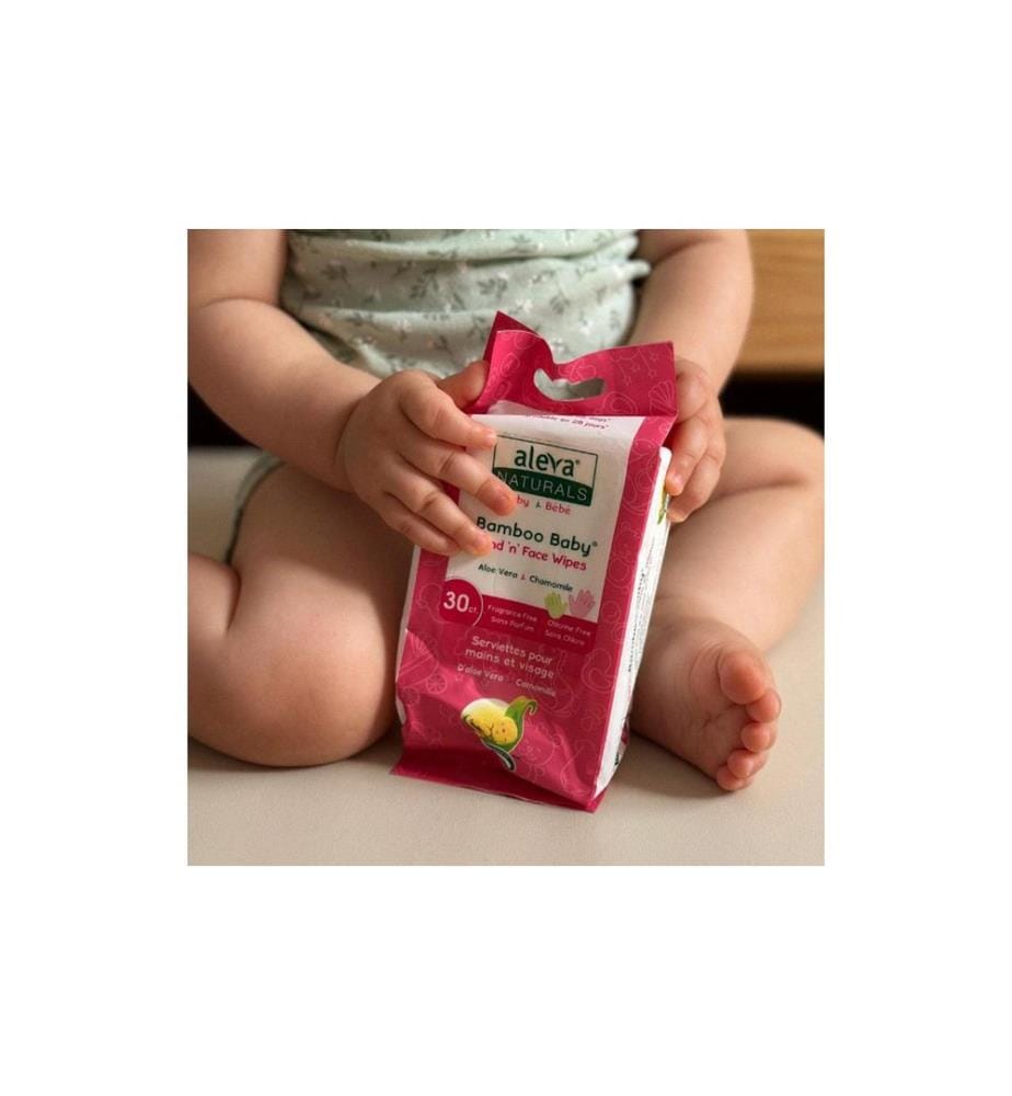 Aleva Naturals Feuchttücher Bambus 30 Stück
