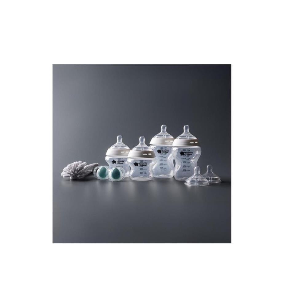 Tommee Tippee set de départ nouveau-né transparent