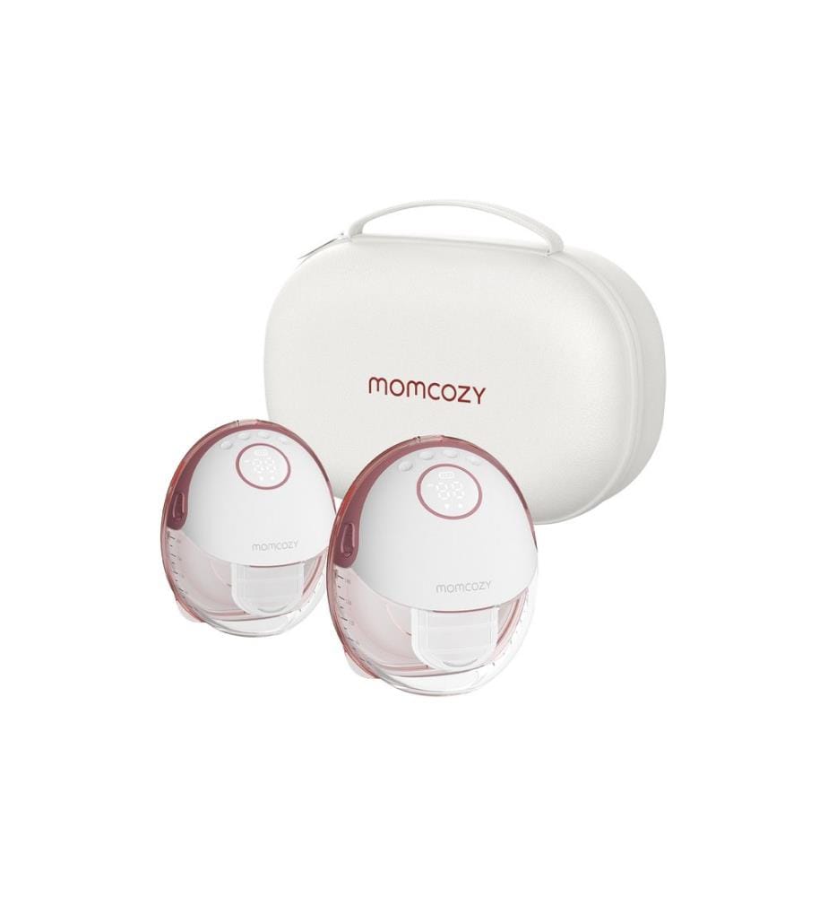 momcozy M6 Doppelte Milchpumpe maroon Elektrisch
