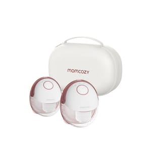 momcozy M6 Doppelte Milchpumpe maroon Elektrisch