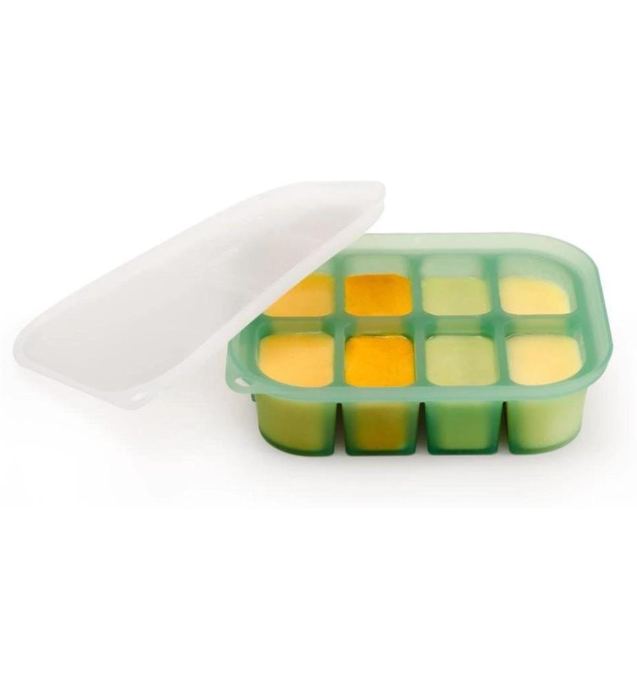 Haakaa Gefrierform Easy-Freeze 8 Fächer, Erbsengrün