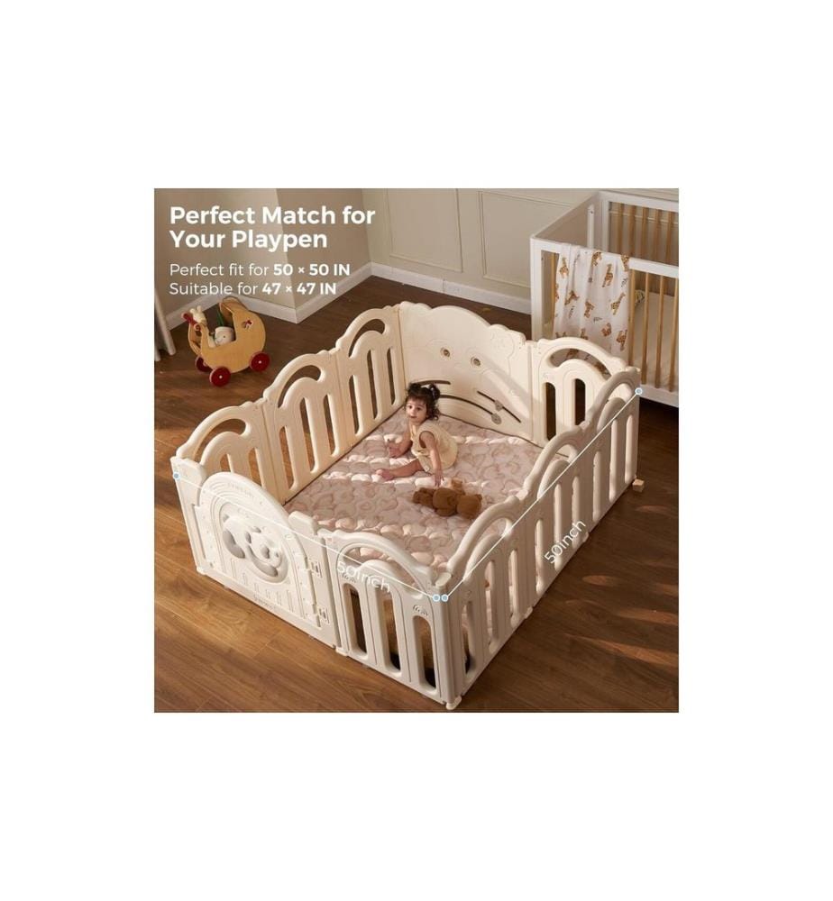 momcozy Tapis d'éveil pour bébé « Léopard » marron Motif léopard marron