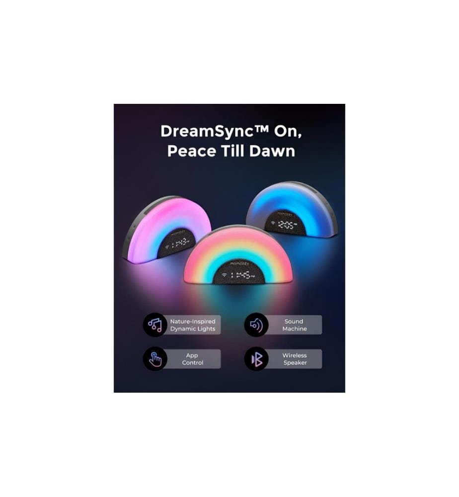 momcozy DreamSync Rainbow Noise Machine