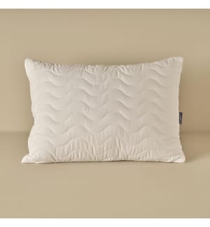 Protège-oreiller matelassé en microfibre 50x70 cm - Blanc