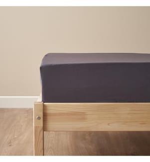 Drap-housse Supreme Basic 100x200x35 cm - Anthracite
