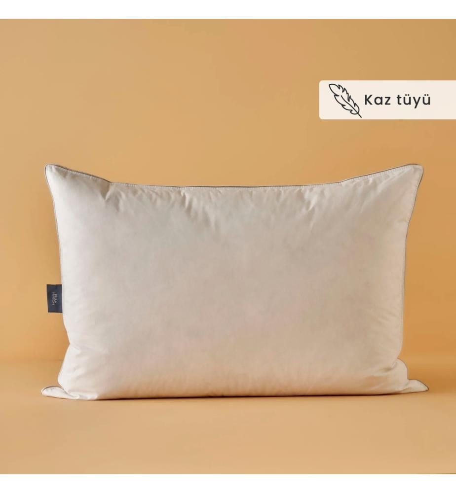 Diamond goose feather pillow 50x70 cm - White